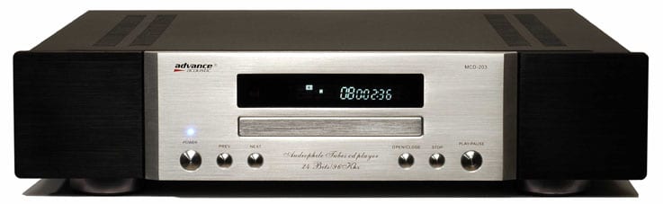 Advance Acoustic MCD 203 zwart/zilver - CD speler