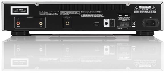 Rotel RCD-12 zwart - achterkant - CD speler