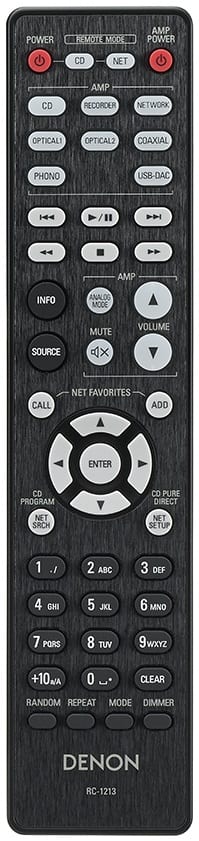 Denon DCD-1600NE zilver - afstandsbediening - CD speler