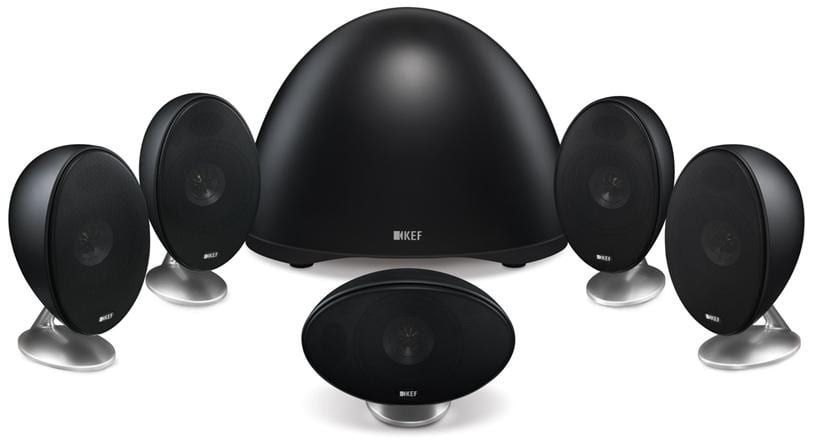 KEF E305 zwart - Speaker set