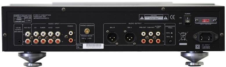 Advance Acoustic MPP 206 - achterkant - Voorversterker