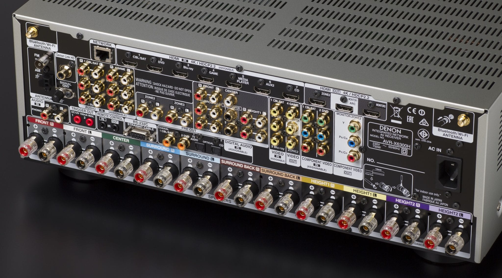 Denon AVR-X6300H zwart - beauty - AV Receiver