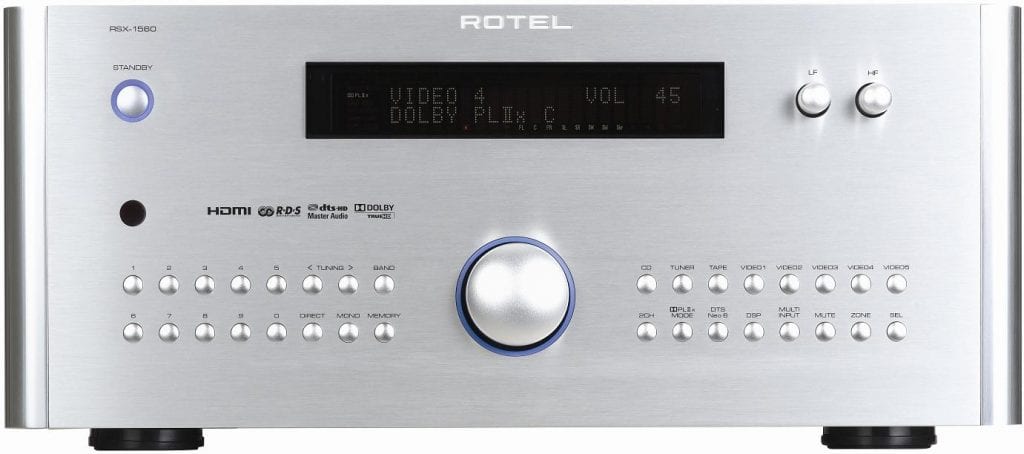Rotel RSX-1560 zilver - AV Receiver