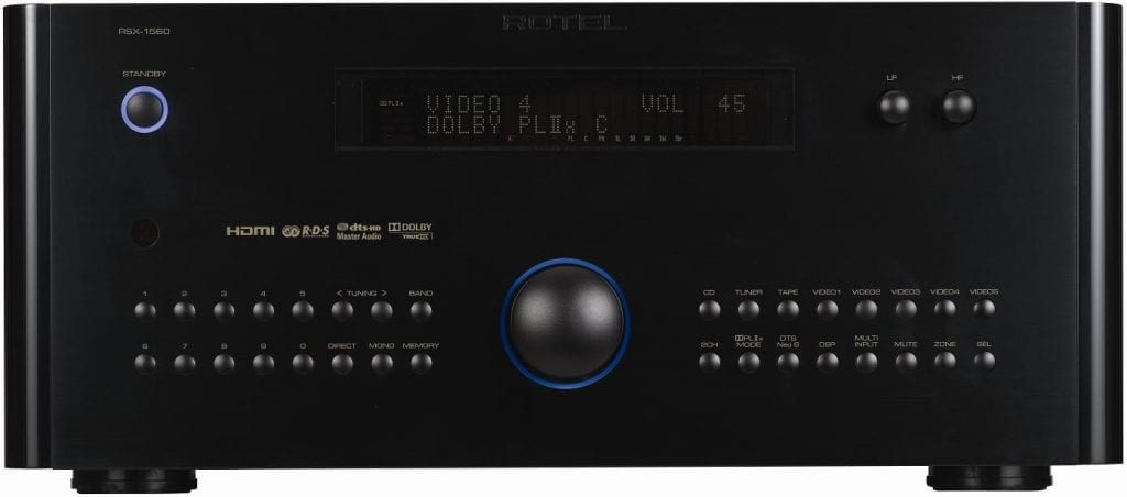 Rotel RSX-1560 zwart - AV Receiver