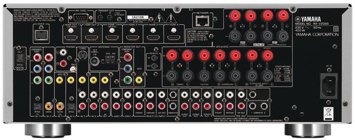 Yamaha RX-V2065 zwart - achterkant - AV Receiver