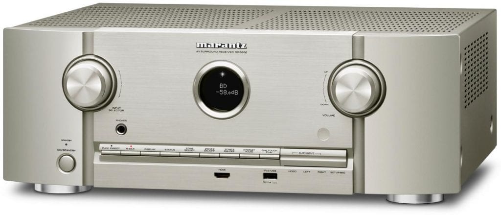 Marantz SR6006 zilver/goud - AV Receiver