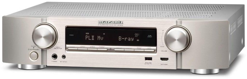 Marantz NR1603 zilver/goud - AV Receiver