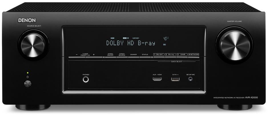Denon AVR-X2000 zwart - AV Receiver