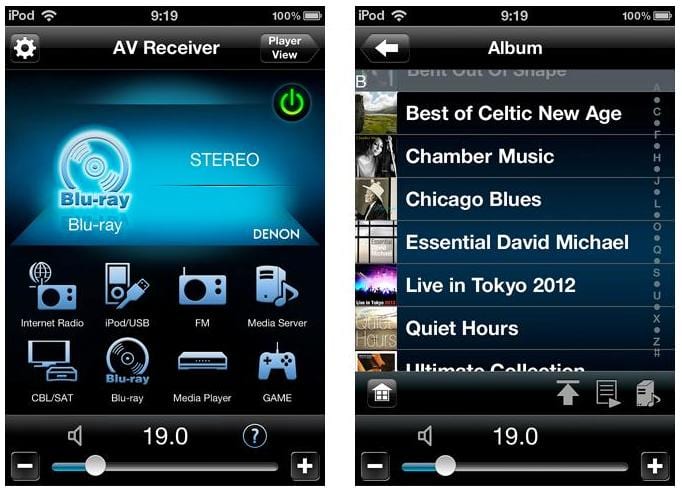 Denon AVR-X2000 zwart - afstandsbediening - AV Receiver