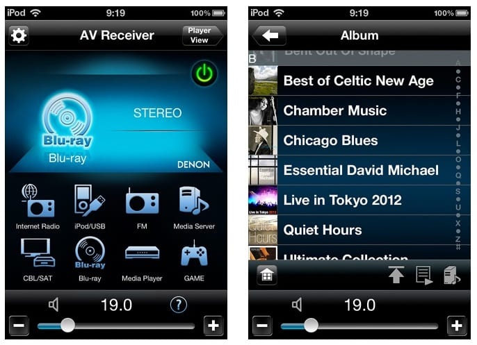 Denon AVR-X1000 zwart - afstandsbediening - AV Receiver