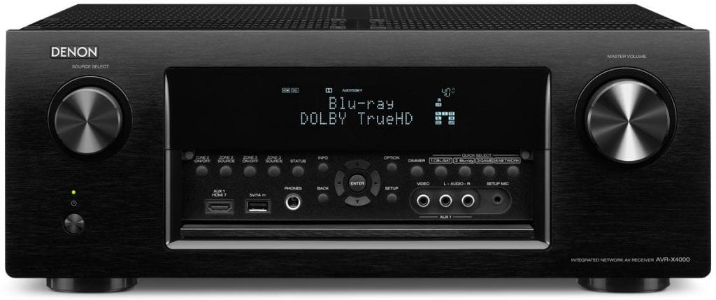 Denon AVR-X4000 zwart - AV Receiver