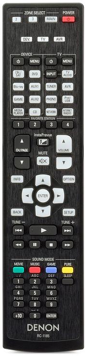 Denon AVR-X4000 premium zilver - afstandsbediening - AV Receiver