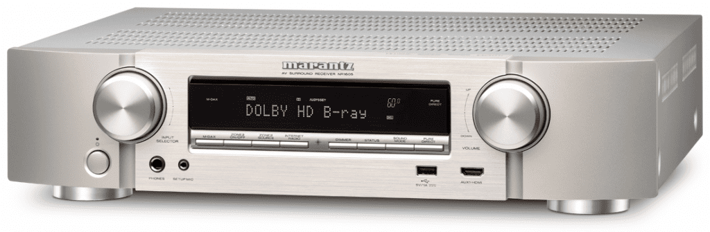 Marantz NR1605 zilver/goud - AV Receiver