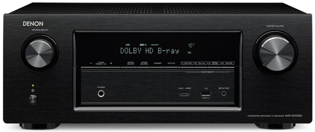 Denon AVR-X2100W zwart - AV Receiver