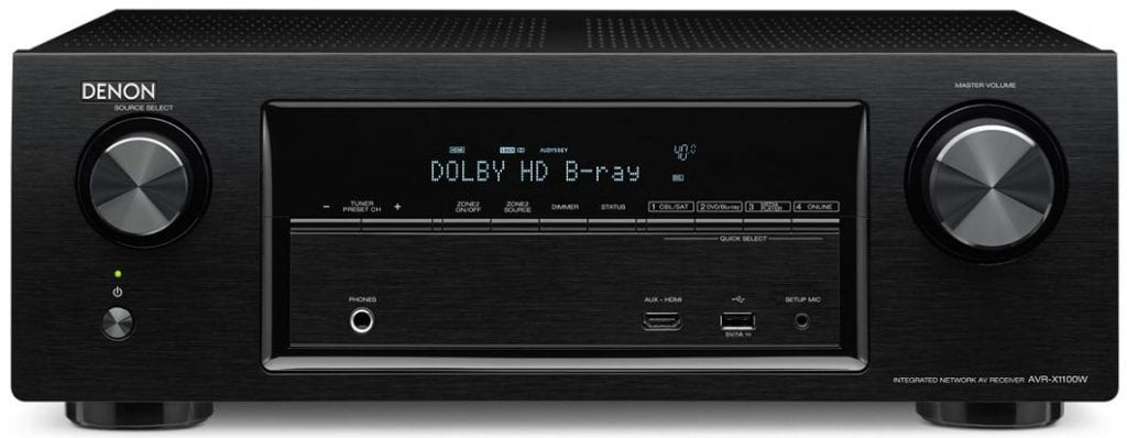 Denon AVR-X1100W zwart - AV Receiver