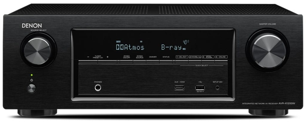 Denon AVR-X1200W zwart - AV Receiver