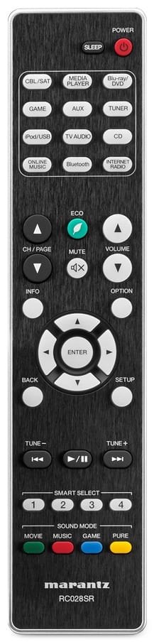 Marantz NR1506 zwart - afstandsbediening - AV Receiver