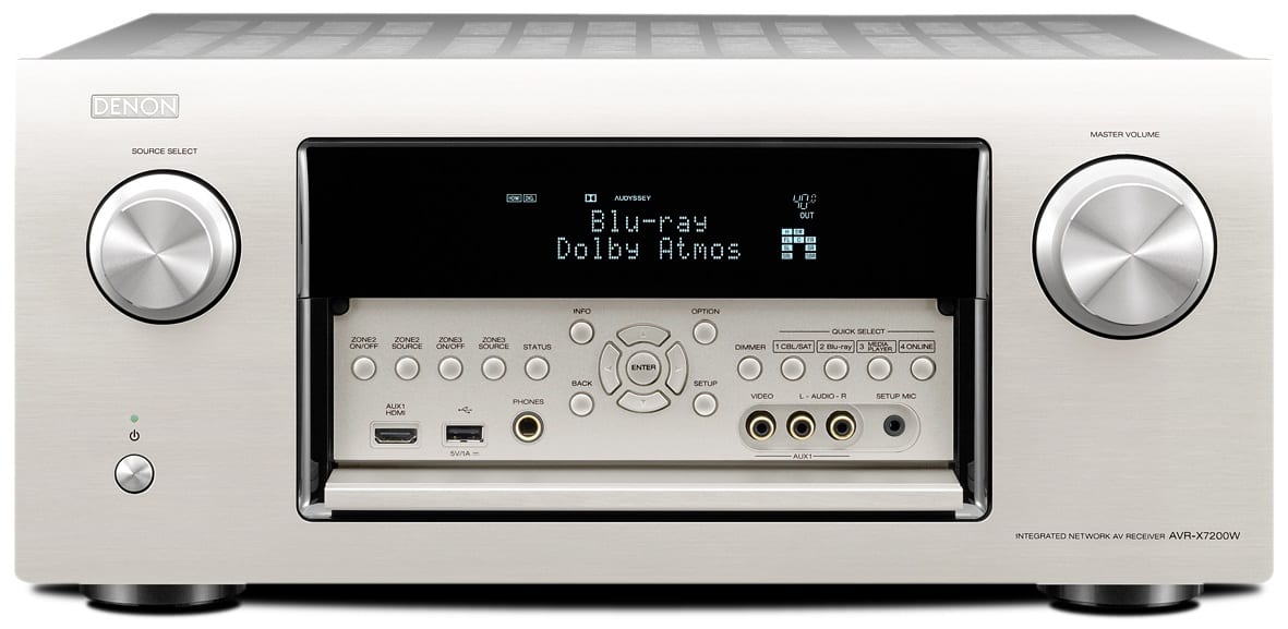 Denon AVR-X7200WA zilver - AV Receiver