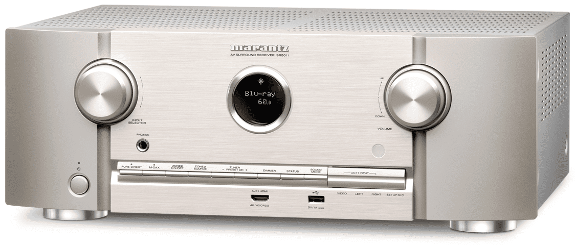Marantz SR5011 zilver/goud - AV Receiver