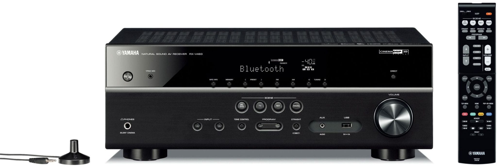 Yamaha RX-V483 zwart - AV Receiver