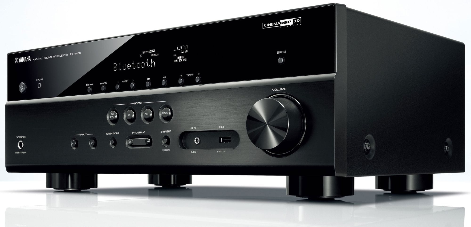Yamaha RX-V483 zwart - AV Receiver