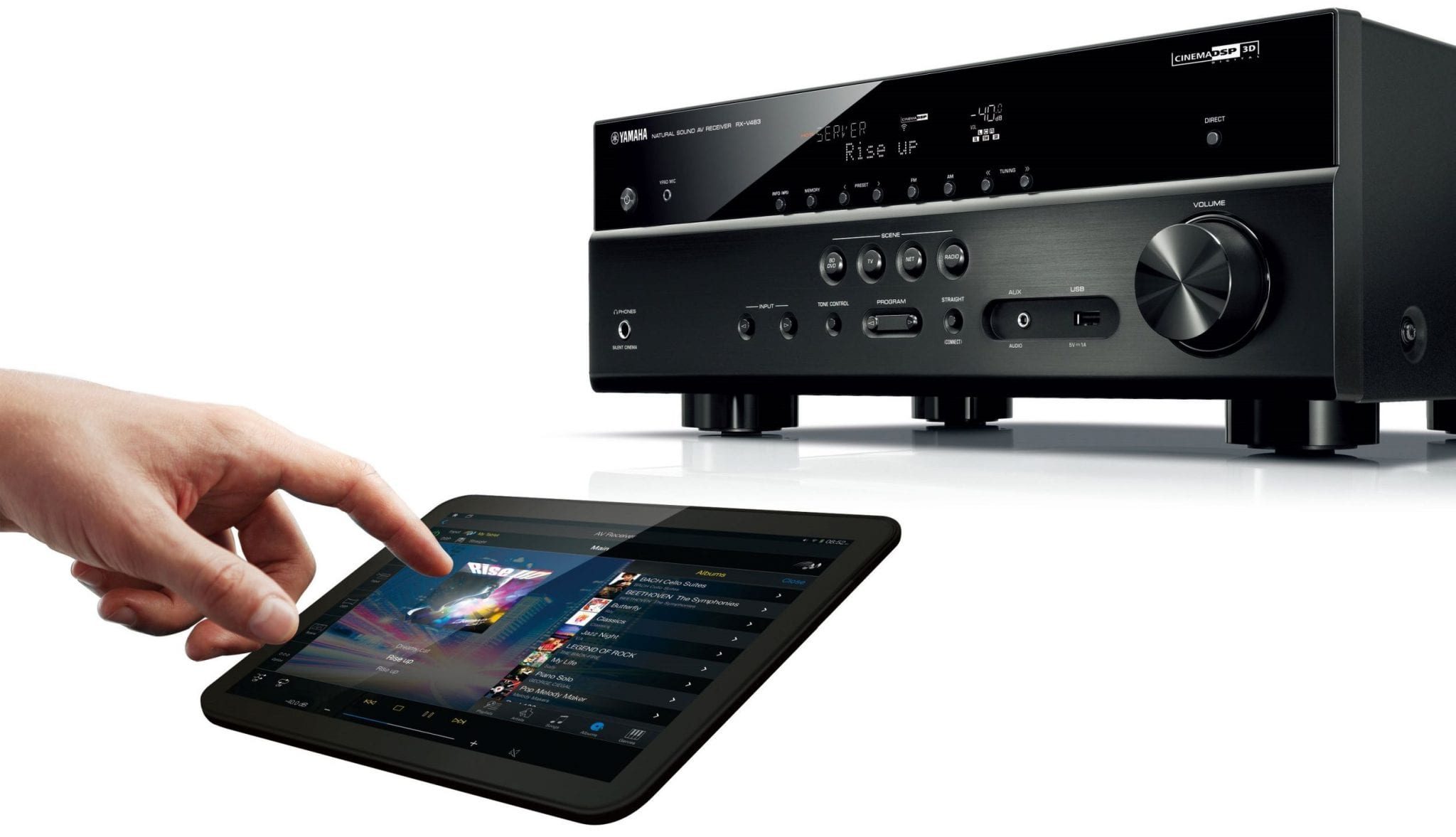 Yamaha RX-V483 zwart - AV Receiver