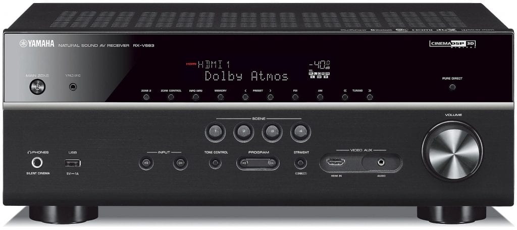 Yamaha RX-V683 zwart - AV Receiver