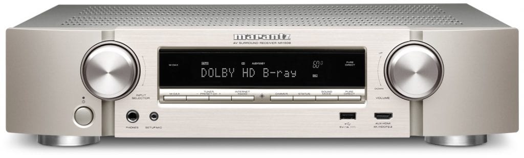 Marantz NR1508 zilver/goud - AV Receiver