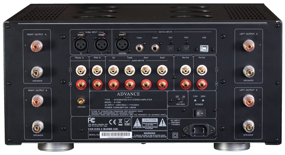 Advance Paris X-i1000 - afstandsbediening - Stereo versterker