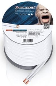 Oehlbach Speaker Wire SP-25 20,0 m. wit