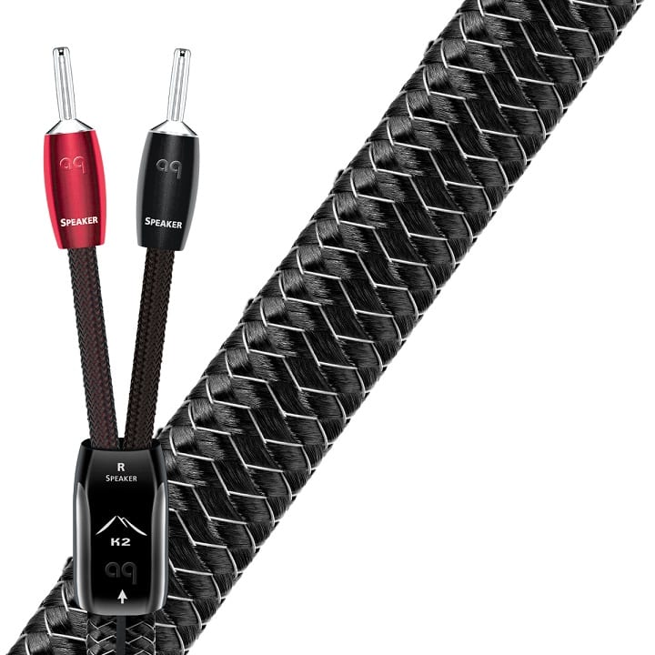 AudioQuest K2 Bi-Wire 1,0 m. - Luidsprekerkabel