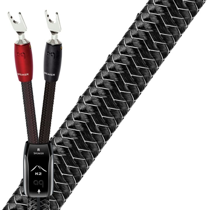AudioQuest K2 Bi-Wire 1,0 m. - Luidsprekerkabel