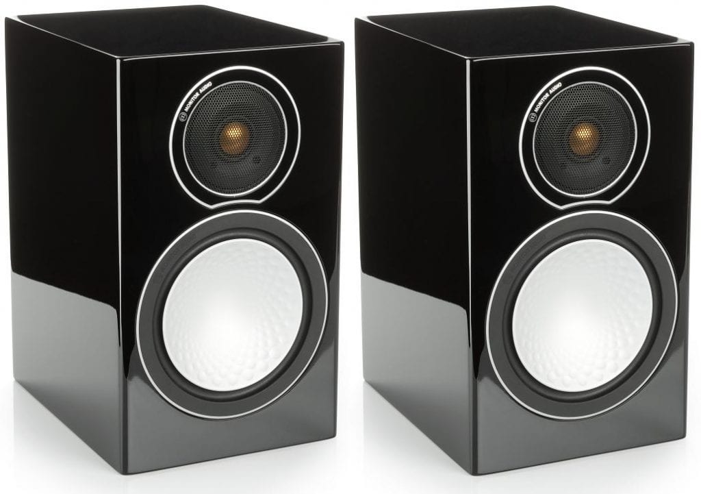 Monitor Audio Silver 1 zwart hoogglans - Boekenplank speaker
