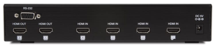 CYP EL-42S - achterkant - HDMI switch