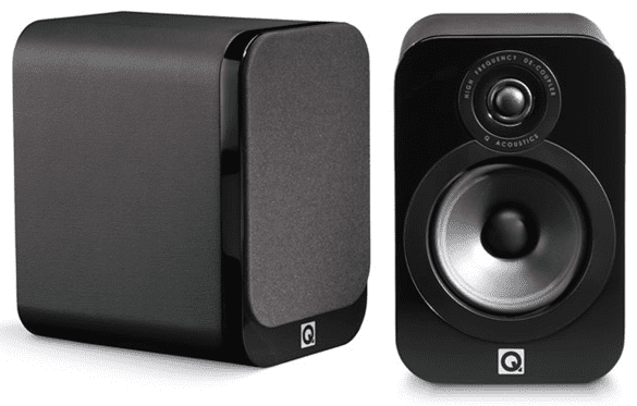 Q Acoustics 3020 leer effect - Boekenplank speaker