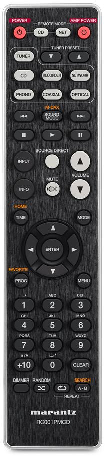 Marantz CD6005 zwart - afstandsbediening - CD speler