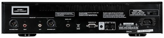 Rotel RCD-1570 zilver - achterkant - CD speler