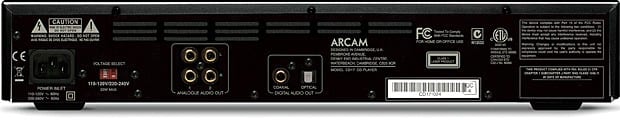 Arcam CD17 zwart - achterkant - CD speler