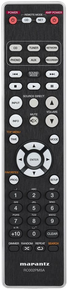 Marantz SA8005 zilver/goud - afstandsbediening - CD speler