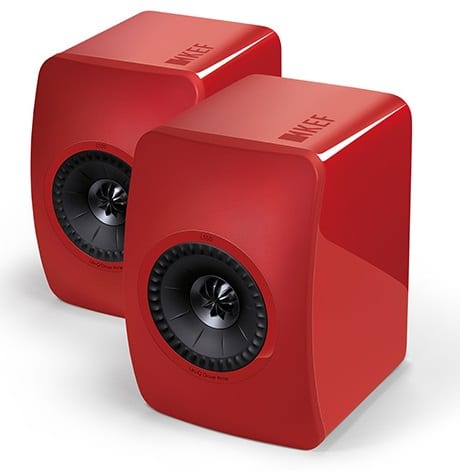 KEF LS50 racing red - Boekenplank speaker