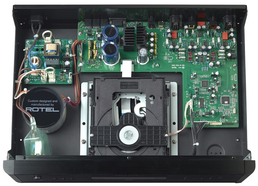 Rotel RCD-1572 zilver - binnenwerk - CD speler