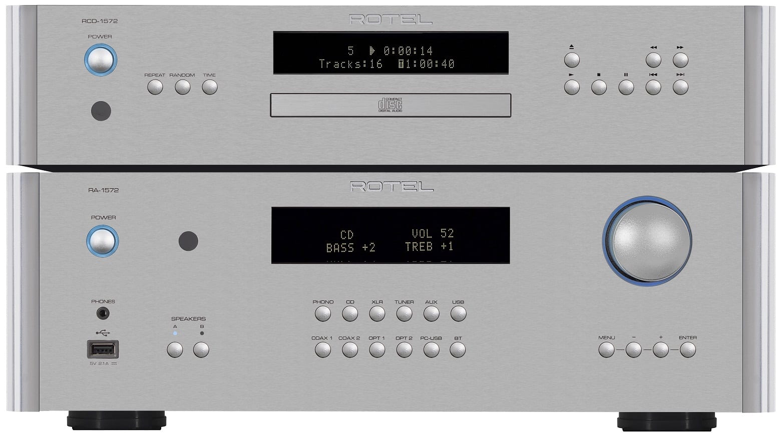 Rotel RCD-1572 zilver - CD speler