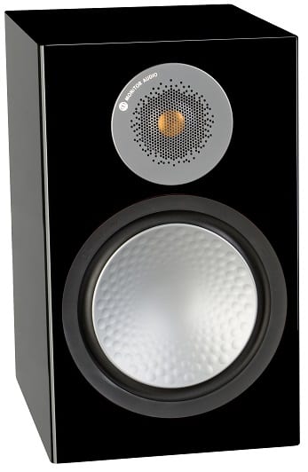 Monitor Audio Silver 100 6G zwart hoogglans - Boekenplank speaker