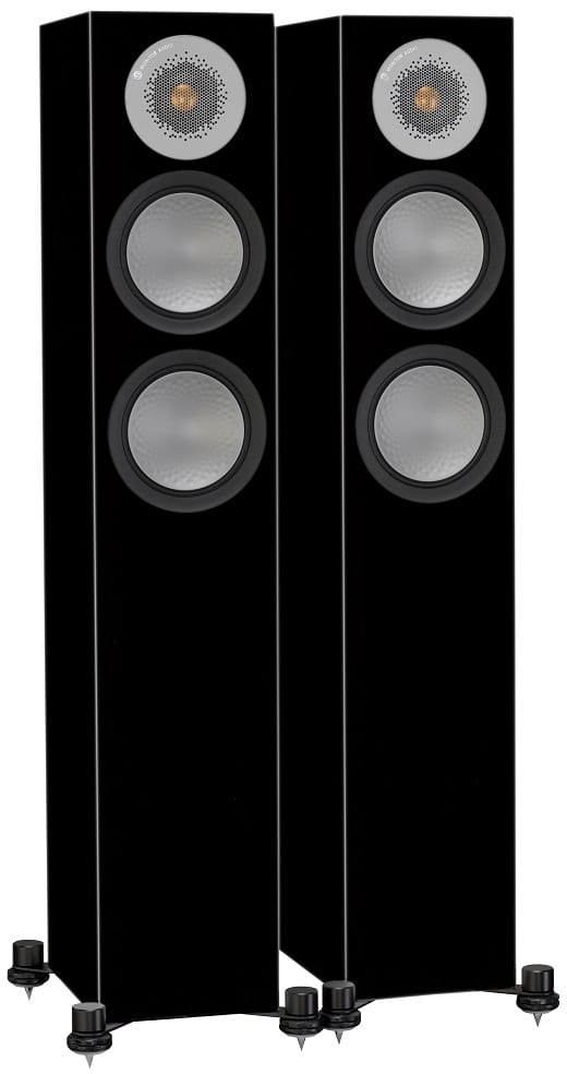 Monitor Audio Silver 200 6G zwart hoogglans - Zuilspeaker