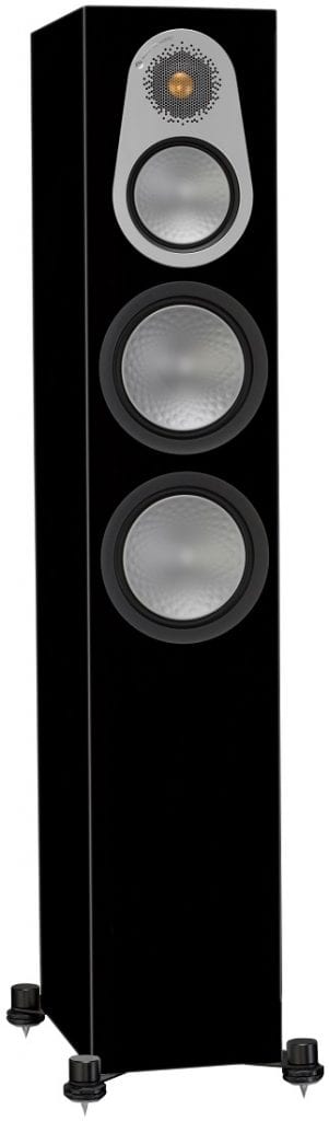 Monitor Audio Silver 300 6G zwart hoogglans - Zuilspeaker