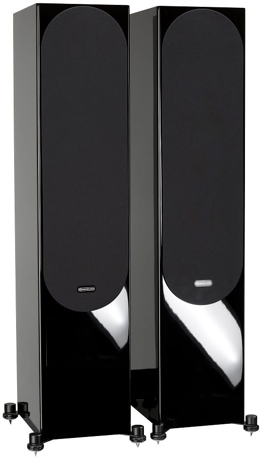 Monitor Audio Silver 500 6G zwart hoogglans - paar - Zuilspeaker