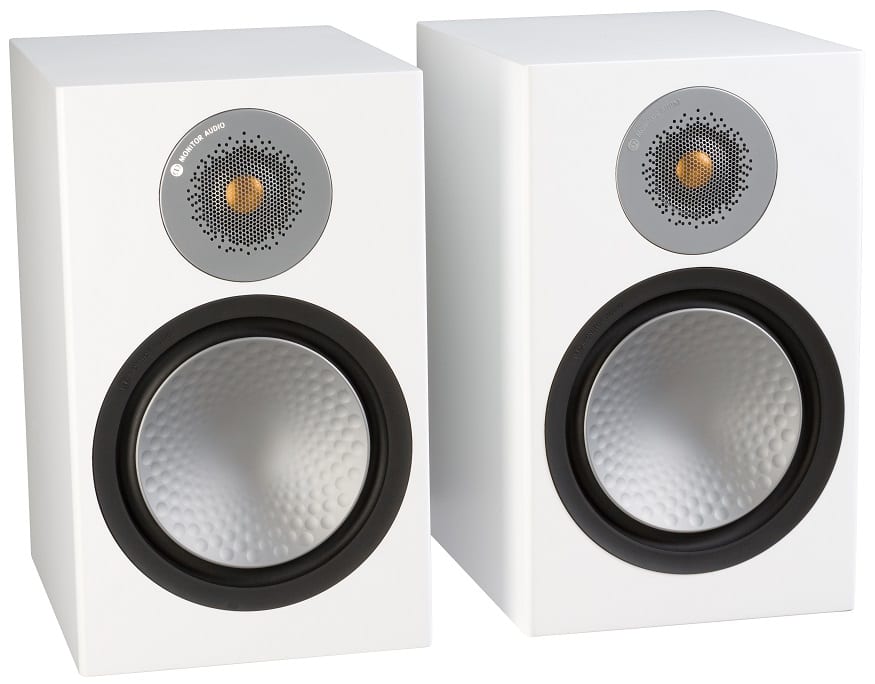 Monitor Audio Silver 100 6G wit satijn - paar - Boekenplank speaker