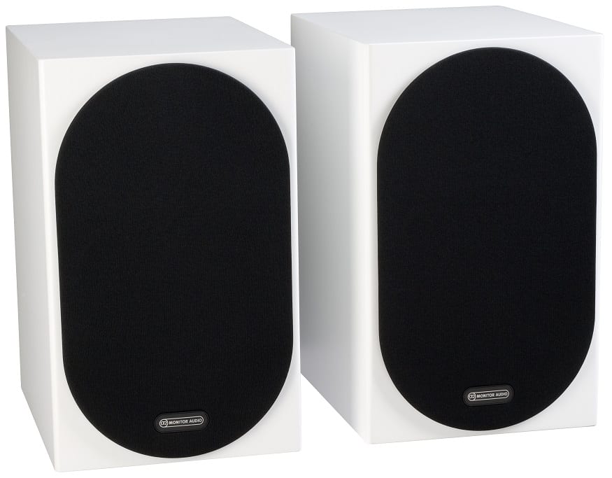 Monitor Audio Silver 100 6G wit satijn - paar - Boekenplank speaker