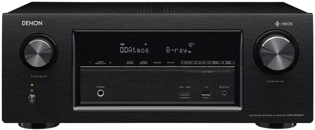 Denon AVR-X3400H zwart - AV Receiver