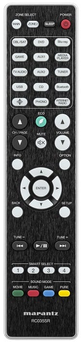 Marantz SR5012 zwart - afstandsbediening - AV Receiver